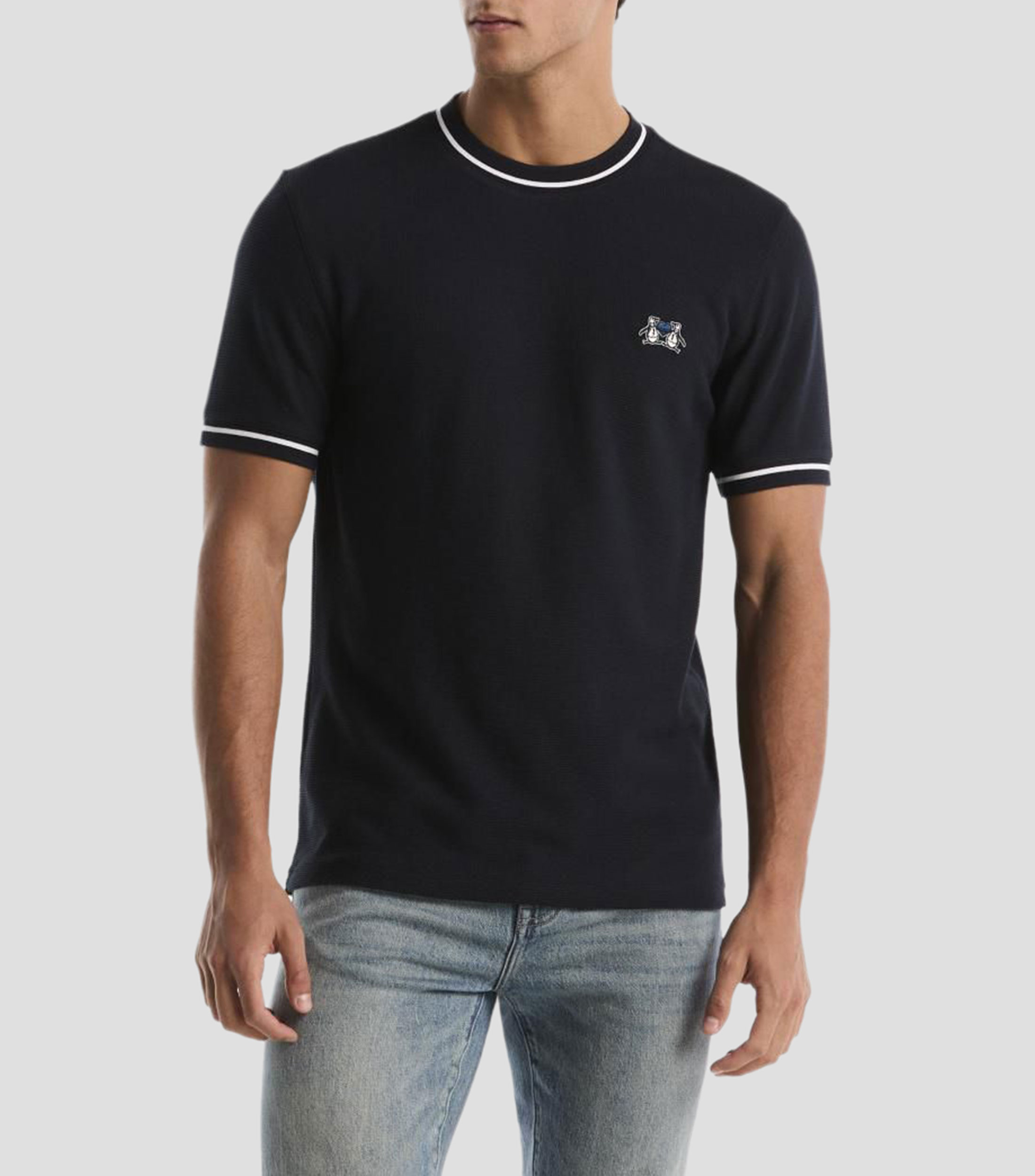 Playera cuello redondo manga corta lisa Hombre